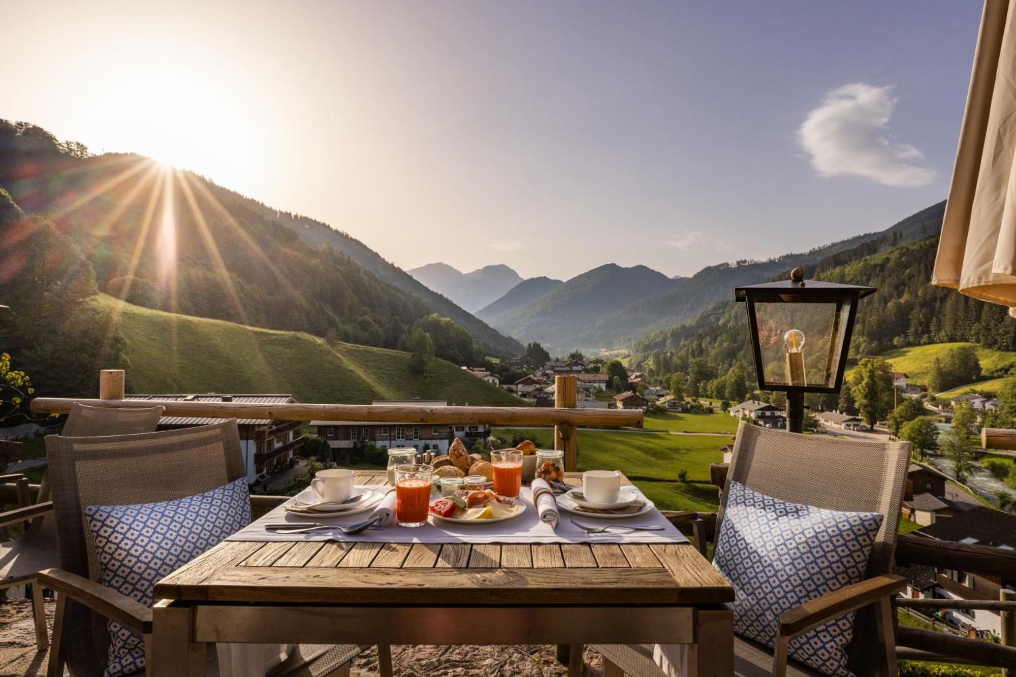 Berghotel Rehlegg Ramsau bei Berchtesgaden Buitenkant foto